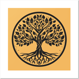 Yoga Tree of Life Posters and Art